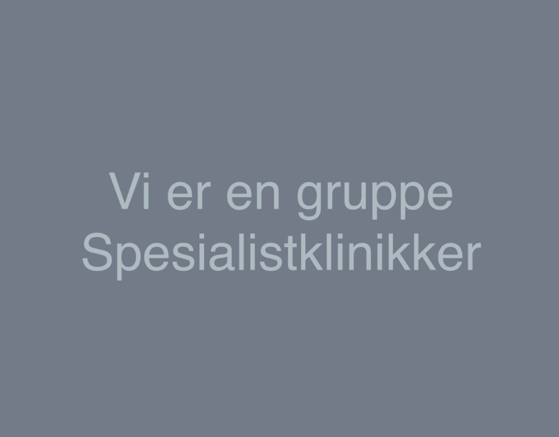 Paleta de colores y tipografía para clínica noruega – Fargepalett og typografi for helseklinikker i Norge